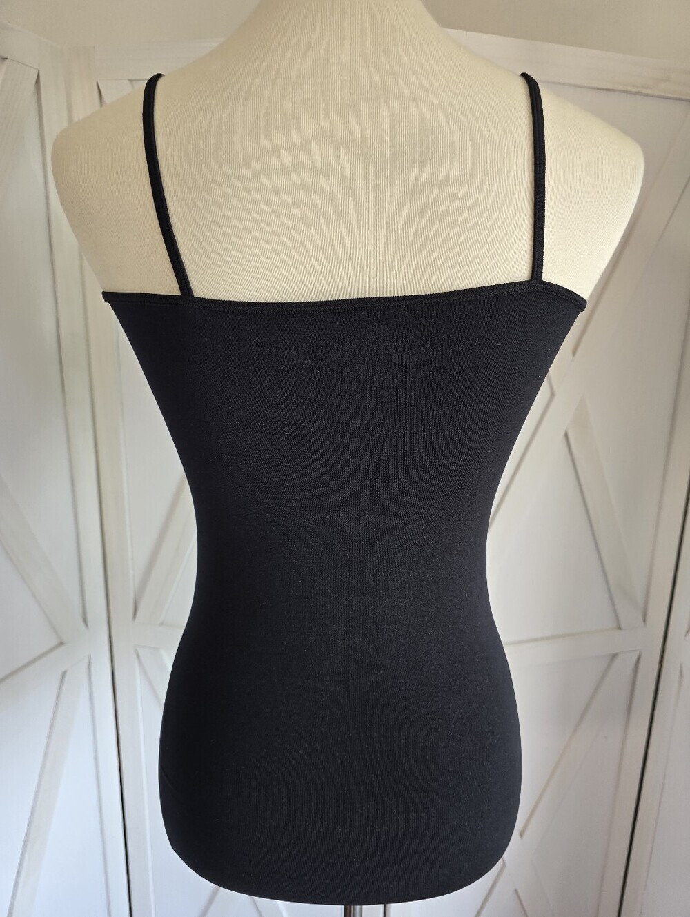 Black Rhinestone Spaghetti Strap Tank - Picture 5 of 6